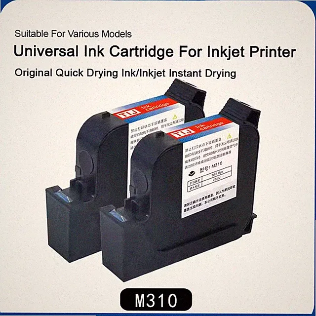 3pcs handheld inkjet printer ink cartridges, fast drying clear and high adhesion