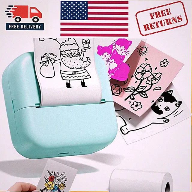 All-in-One Pocket Printer - Inkless M02X for Stickers, Labels, and Crafts
