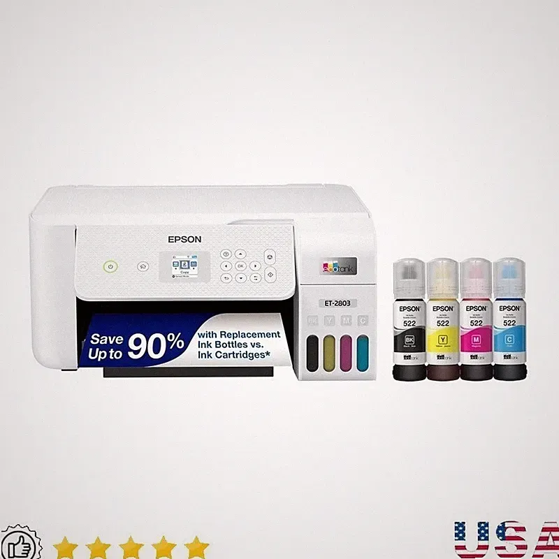 All In One Printer Cartridge Free Fast Printing Ink Tank Scanner Copier Durable