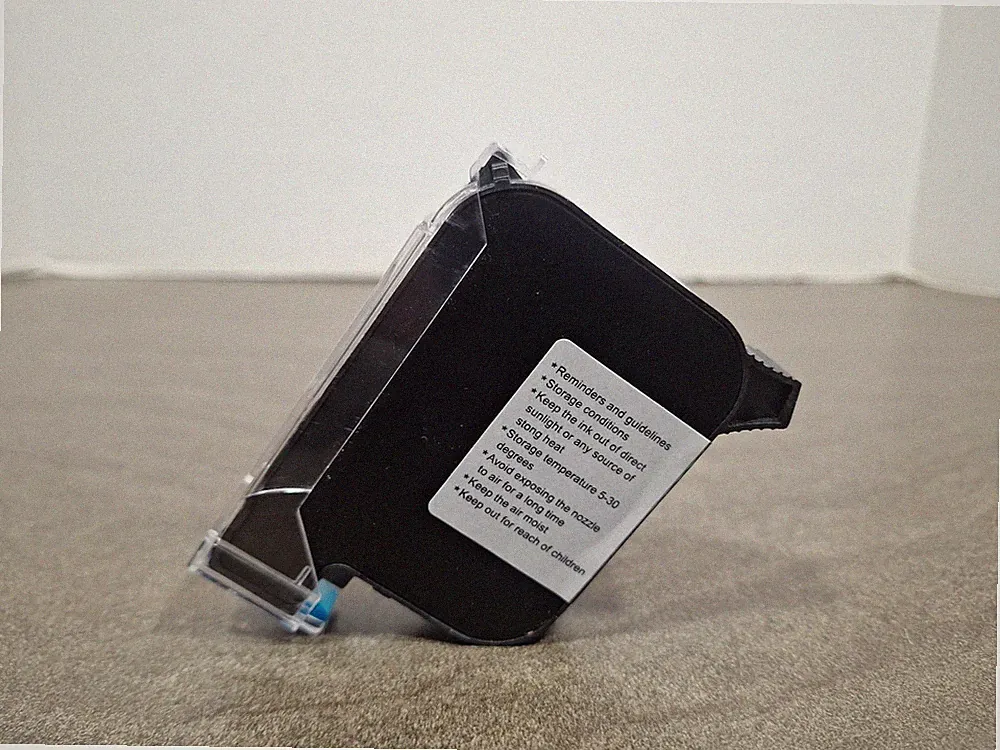 Fast-Dry Black Ink Cartridge – For Handheld Inkjet Coding Printer Black