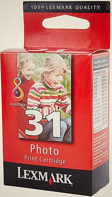 Lexmark #31 Photo Printer Cartridge ( 18C0031 ) SEE LIST BELOW OF PRINTERS USE